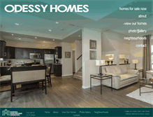 Tablet Screenshot of odessyhomes.ca